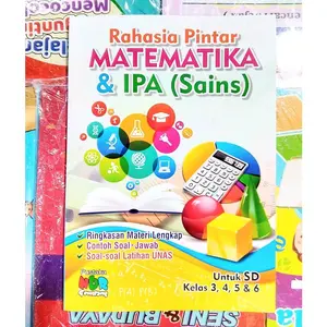 Rahasia Pintar Matematika & IPA (SAINS) SD Kelas 3 4 5 6 PNG Dilengkapi materi contoh soal pembahasan Bisa COD
