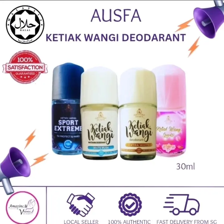 Ketiak Wangi Ausfa Deodarant Floral Fruity Halal