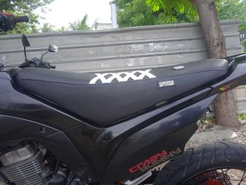 Product Review of Kulit Jok Supersub Extreme Series Hitam Sarung Jok CRF KLX Dtracker WR 155 Kain Jok Motor Trail Supermoto from A**2 1