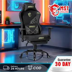 MS1 - Kursi Gaming Chair Dewasa Kursi Kerja Kantor Kursi Komputer Ergonomis Kursi Game Putar Premium