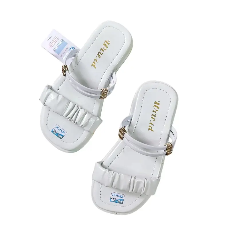 WIU SANDAL ANAK PEREMPUAN SELOP CANTIK SENDAL ANAK LEBARAN SIZE 26-35 Fashion Anak 3