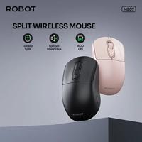 Gambar Mouse Wireless ROBOT M207 Silent click 2.4GHz Optical 1600DPI Kursor Akurat Cocok untuk PC Laptop Original warna hitam dan pink - Garansi Resmi 1 Tahun - BLACK TANPA BATERAI dari Calosastore Kota Malang 4 Tokopedia