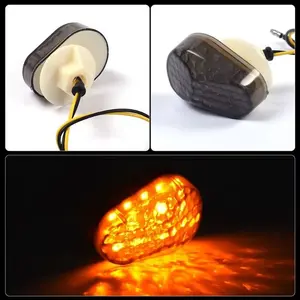 Lampu sein Tempel slim Oval mini universal 2pcs sein kawasaki ninja R,ninja RR ,cbr,cb,vixion,mxking,R15 ,R25 dll