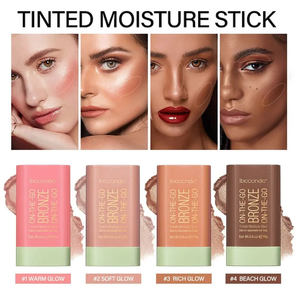 High-quality Contour Shadow Bronzer Stick Cosmetic Tools Smooth Natural Face Makeup Portable Long Lasting Tint Contouring