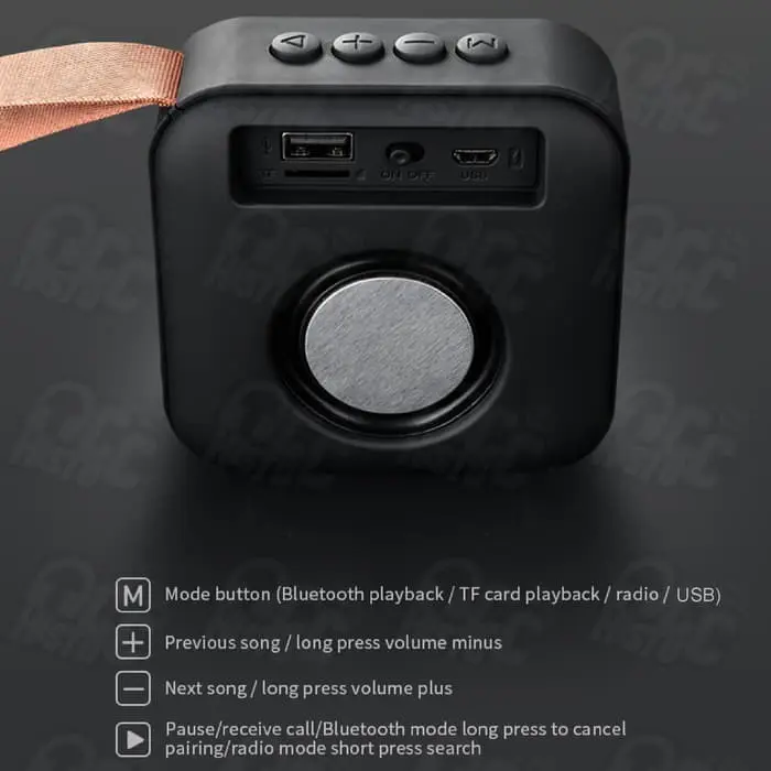 Hijau Army Speaker Bluetooth Portable T5 Wireless Speaker Termura SPEAKER T5 SUPER BASS Wireless box music Kotak Portable Mini Support USB Micro SD full Bass Merah  Hitam Handphone Subwoofer Speker 3