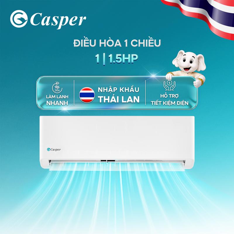 Máy lạnh/ Điều hòa Casper 1 chiều 1HP/ 1.5HP/ 2HP - SC-09FB36