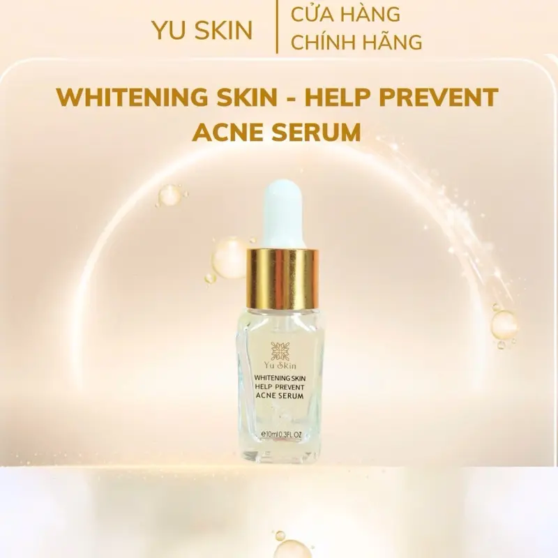 Combo 2 Lọ Serum Mụn Yu Skin 10ml Trắng 1