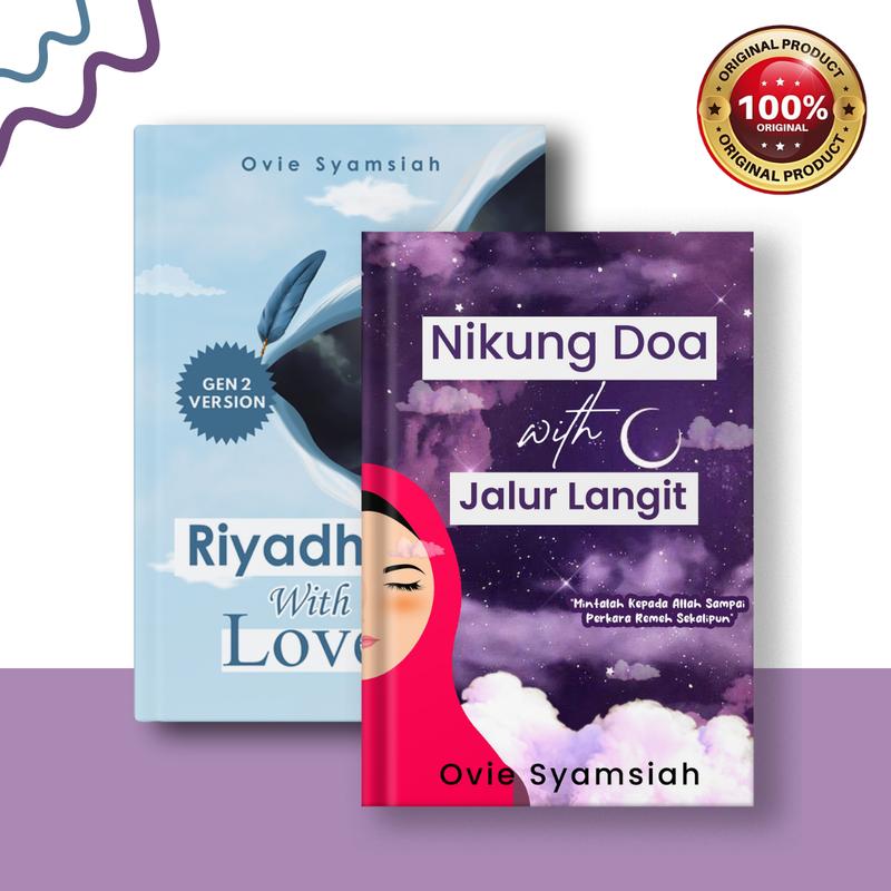 BUNDLING BUKU RIYADHOH WITH LOVE DAN NIKUNG DOA  BY OVIE SYAMSIAH (ORIGINAL) 1