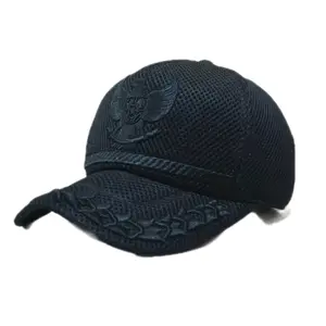 Topi Garuda Premium Full Hitam