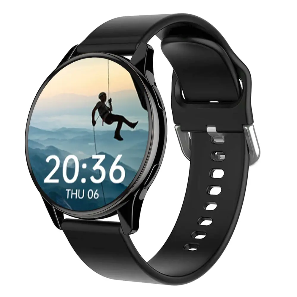 Jam Tangan Pintar Bulat Panggilan Bluetooth Pria Wanita Pelacak Kebugaran Gelang Wajah Jam Tangan Kustom Jam Tangan Pintar 2025