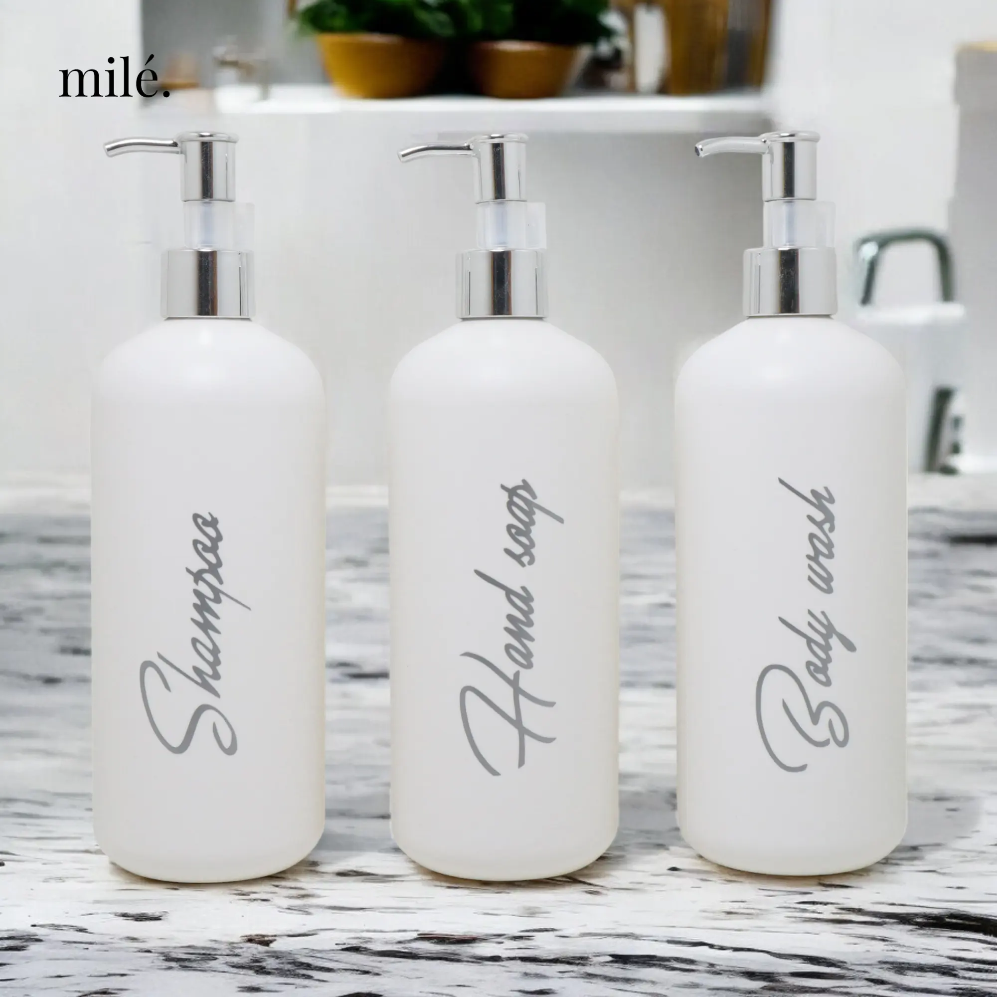 BOTOL SABUN AESTHETIC BOTOL SABUN CAIR PUTIH HITAM LUXURY 500ML AESTHETIC / BOTOL TEMPAT SABUN CAIR SHAMPOO