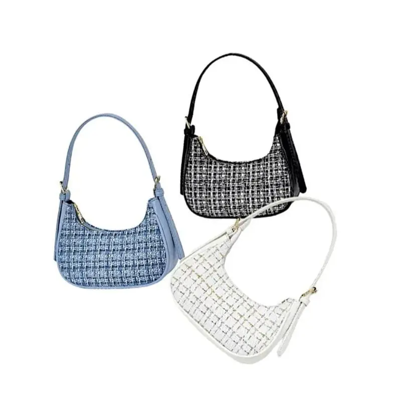 TAS SHOULDER BAG WANITA TARTAN/SHOULDERBAG WANITA KEKINIAN/TAS Selempang BAHU WANITA/TAS KONDANGAN WANITA TERBARU BAHAN Kanvas Kulit