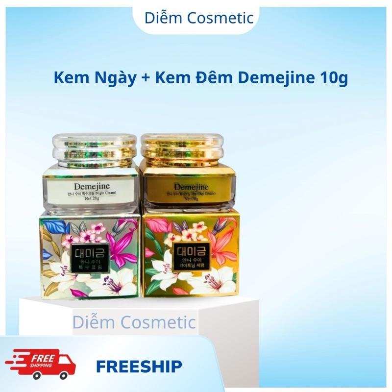 Cặp Kem Demejine Ngày Và Đêm 20g - Hỗ Trợ Nám, Tàn Nhang, Dưỡng Trắng