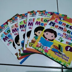 Buku Anak Paket isi 6 Paud Kreatif Lancar Membaca Tanpa Mengeja Serba Jaya Belajar Membaca books Stationery