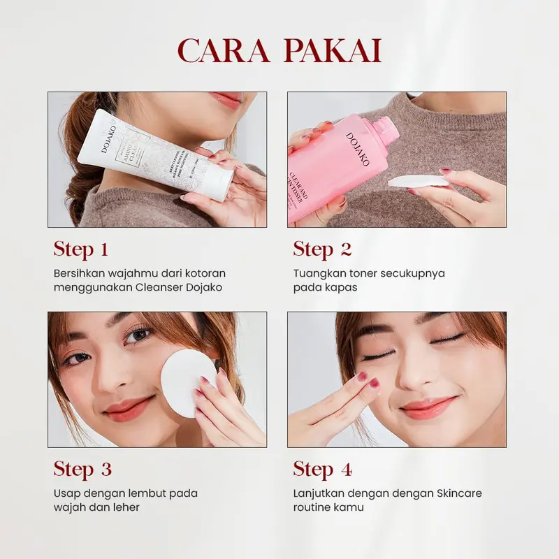 [PROMO] DOJAKO Hydrating Toner 100ML Skincare Muka Refreshing Nourish toner Mengencangkan Wajah Melembutkan Mencerahkan Perawatan Kering Berjerawat 4