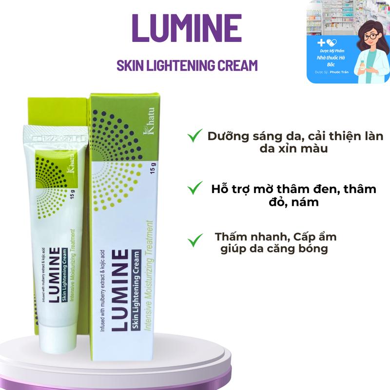 Lumine Kem Dưỡng Da Trắng Sáng Hỗ Trợ Mờ Thâm Đen & Nám tuýp 15g