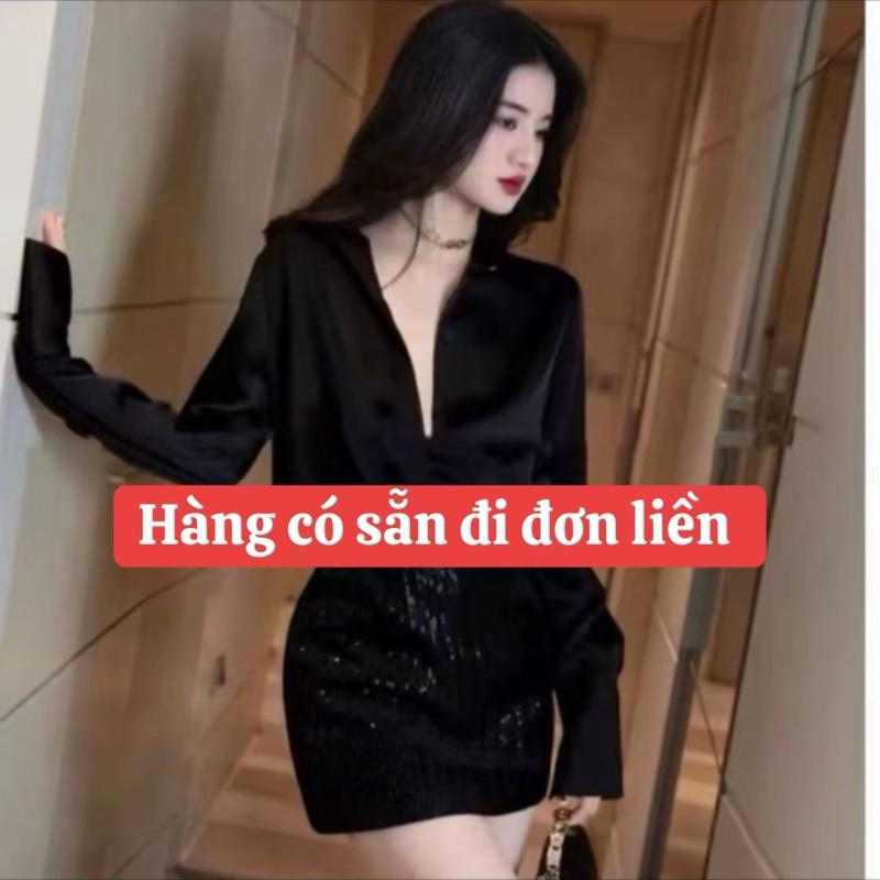 CÓ SẴN ÁO SƠ MI LỤA LATIN + CHÂN VÁY NHUNG ĐÍNH ĐÁ bigsize 48-90kg