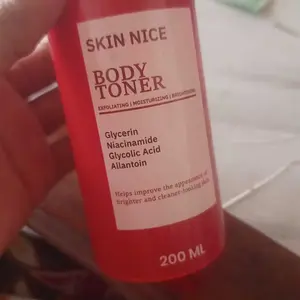 [ PROMO LIVE ] SONIK SCENTS SKIN NICE BODY TONER MERAH 200 ML Glycerin, Niacinamide, Glycolic Acid, allantoin