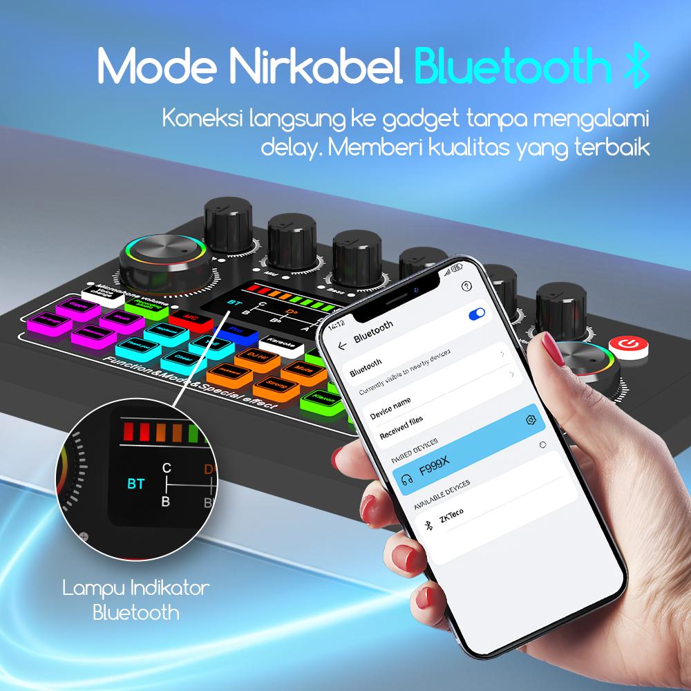 Bonkyo F999X+M990 Soundcard Set dengan Mikrofon Omnidirectional Super Bass & Pengurang Kebisingan untuk Streaming Langsung & Audio Berkualitas Tinggi F999X M990 OTG - Laptop Bonkyo F999X+M990 Soundcard Set dengan Mikrofon Omnidirectional Super Bass & Pengurang Kebisingan untuk Streaming Langsung & Audio Berkualitas Tinggi F999X M990 OTG - Laptop