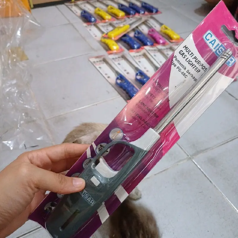 pematik gas Korek api panjang  Gas Lighter  korek pematis api isi ulang pemantik panjang Gas lighter 5