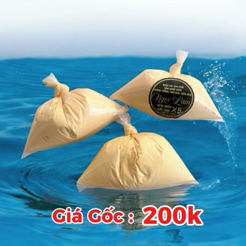    LIVE   *COMBO 3 GÓI *Kem BODY CỐT THÁI X5  300gr hỗ trợ da ngâm thâm đen chai lì - da vàng - khử đen- bóc đen làm đẹp da body 