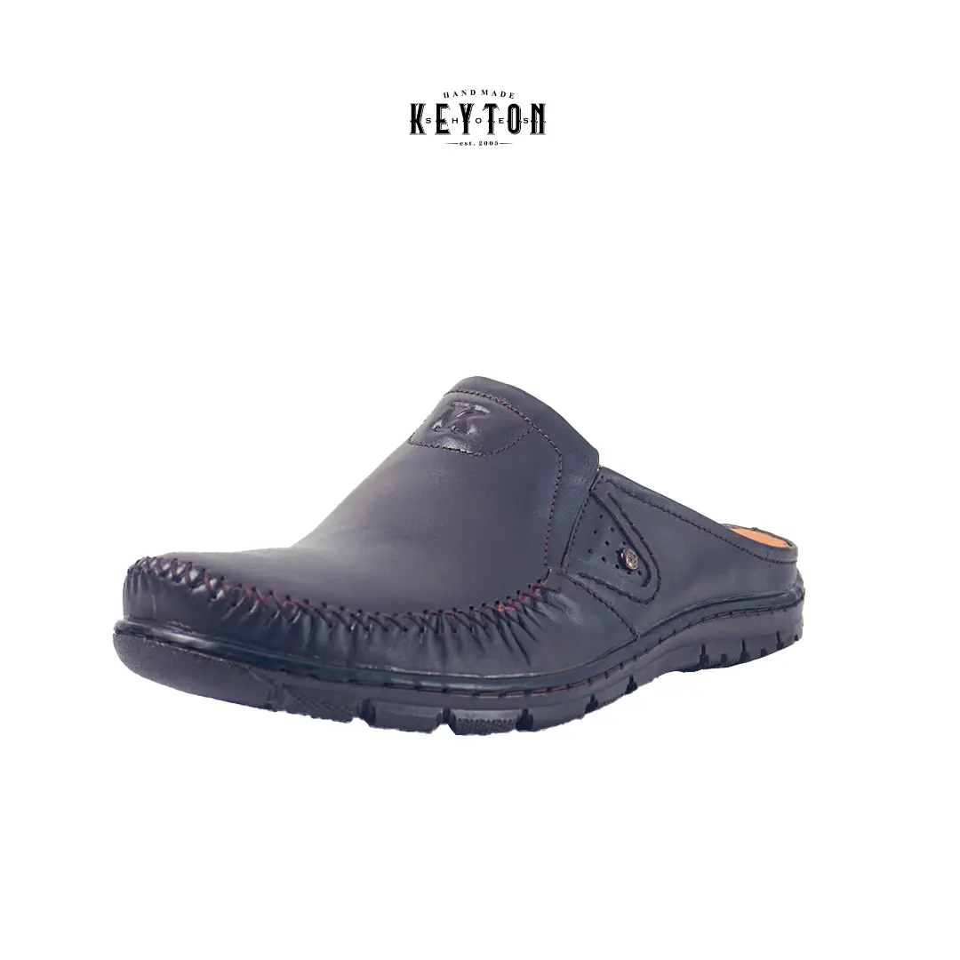 Keyton Leather SAVONA BROWN Sendal Pria Kulit Asli