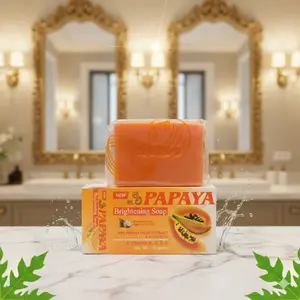 promo SABUN PAPAYA ASLI ORIGINAL BPOM INDO / SABUN PAPAYA BRIGHTENING SOAP UKURAN BESAR 135gr ORI INDONESIA
