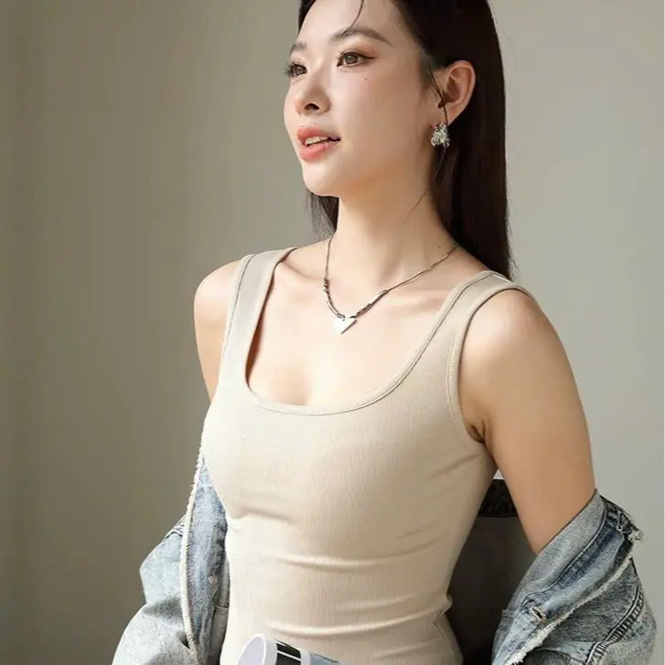 Áo Ba Lỗ Dây Chéo Lưng Có Mút Ngực Chất Thun Tăm Co Giãn, Áo Dây To Cổ Vuông Siêu Cá Tính (BigSize) 33 | BigBuy360 - bigbuy360.vn Áo Ba Lỗ Dây Chéo Lưng Có Mút Ngực Chất Thun Tăm Co Giãn, Áo Dây To Cổ Vuông Siêu Cá Tính (BigSize) 33 | BigBuy360 - bigbuy360.vn