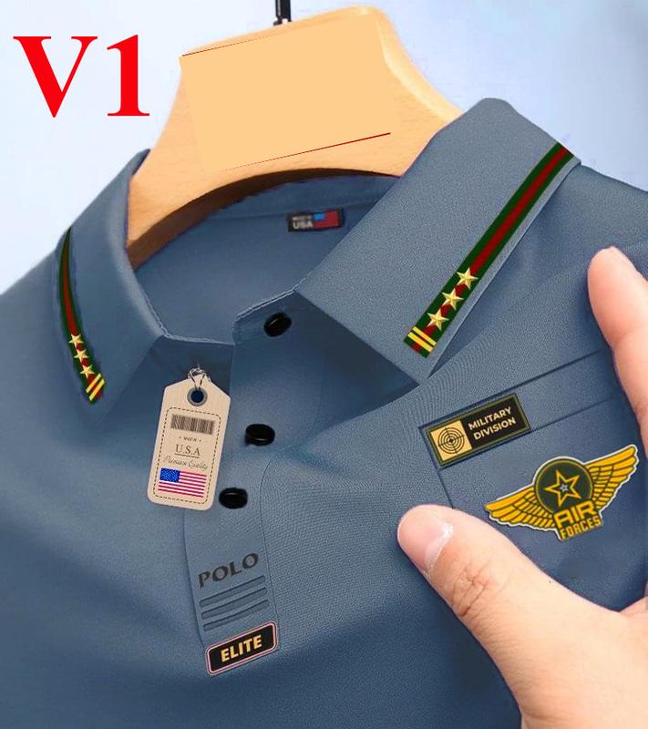 Polonam Áo Polo Nam Trung Niên Ngắn Tay 3 Sao Form Rộng Có Túi Tiện Lợi Chất Vải Mềm Mịn FeelMax Co Giãn Không Phai Màu Easy Care