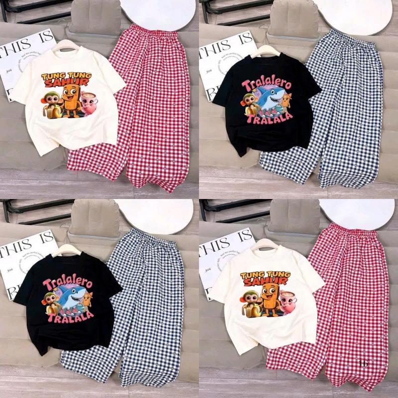 Set bộ đồ trẻ em, bộ áo cộc quần dài dành cho bé gái từ 14-44kg mẫu TRA.LA-LA chất liệu dẹp mẫu mới- SHOP TUẤN VŨ