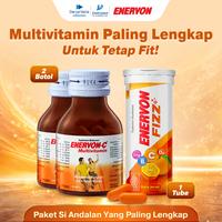 Gambar [BARU] Enervon Fizz Paket Tablet Effervescent + Enervon-C -  Suplemen Kesehatan dengan Vitamin C dan B Complex, D3 plus Zinc - Vitamin Lengkap Untuk Daya Tahan & Energi - 1 Enervon Fizz & 1 Enervon C Botol dari Darya Varia Kota Tangerang 3 Tokopedia