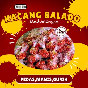 Kacang Balado Madumongso isi 30pcs Snacks