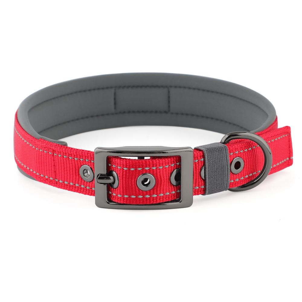 Kalung Anjing Nyaman Reflektif Malam | Comfortable Reflective Dog Collar for Small Medium Large Dogs