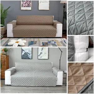 Protektor Sofa Tangan Cover Sarung Sofa Tangan Bahan Microfiber Reversible Isi Dacron Dengan Tali Karet