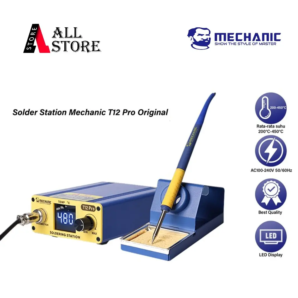 Termurah !! Solder Station Mechanic T12 Pro Original