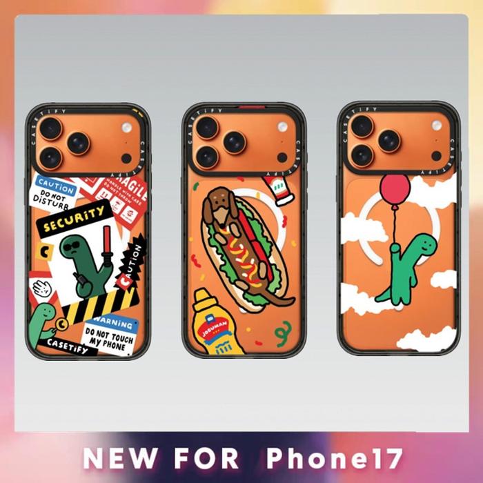 iPhoneアクセサリー CASETi5Y Woody the Hotdog iPhone17Pro Jual CASETY JOGUMAN Woody the Hotdog Magnetic Case For iPhone 17