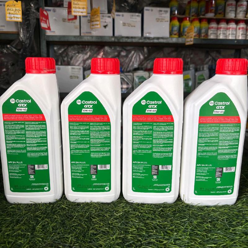 OLI CASTROL GTX SAE 10W-40 API SN PLUS SYNTHETIC TECHNOLOGY KHUSUS MOBIL BENSIN 100%ORIGINAL 1