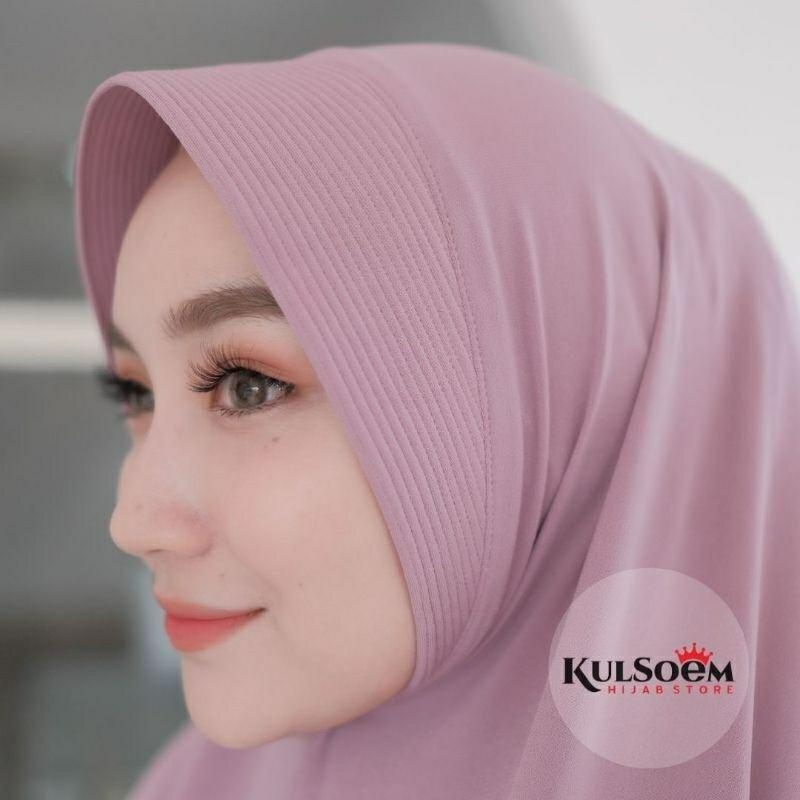 Product Introduction of HIJAB INSTAN PET ALYA-KERUDUNG BERGO-JERSEY SUPER PREMIUM-KULSOEM Muslim Wanita Simple 28
