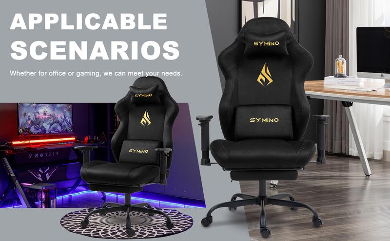 Product Introduction of Symino Gaming Chairs for Adults, Computer Chair, PC Chair with Footrest,  Ergonomic Office Chair 8