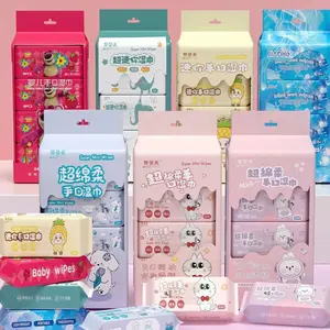 tisu basah mini travel 8in1/tisu basah mini isi 8 bebas alkohol 24 bulan