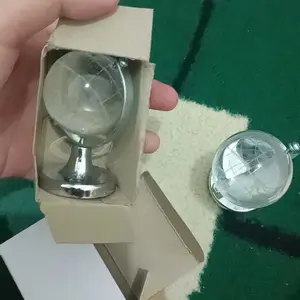 Globe Kristal Mini dekorasi Desktop Kreatif Dekorasi Meja Pajangan Bola Kristal