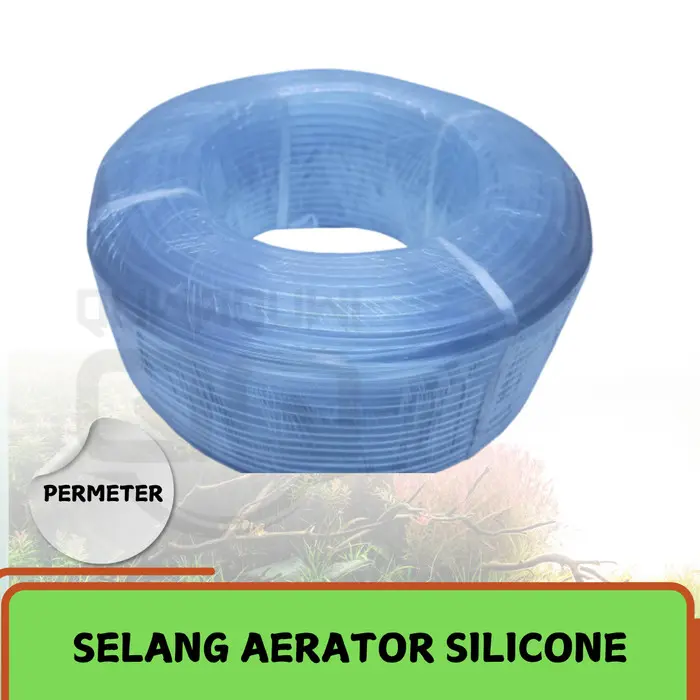 Selang Elastis Aerator pompa udara O2 aquarium - per 1 meter putih