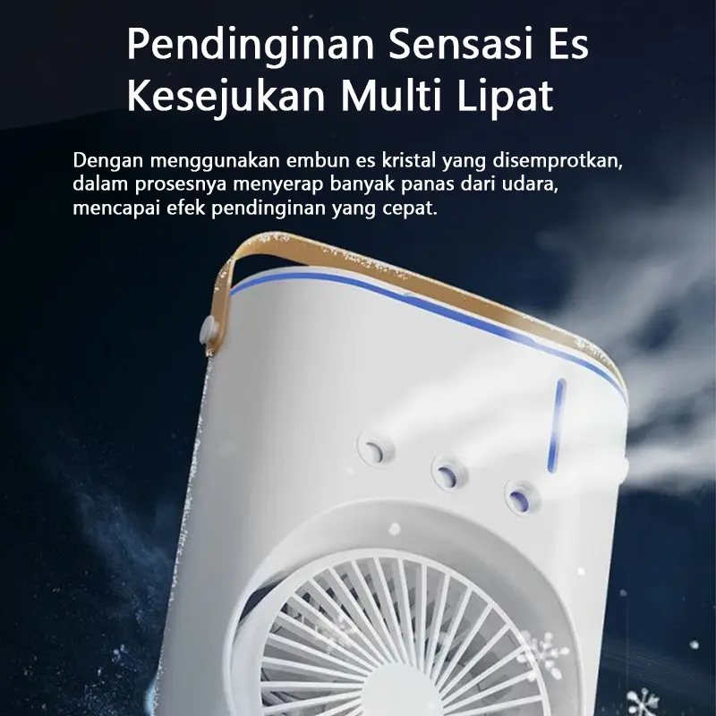 Kipas semprot uap ganda KIPAS ANGIN PENDINGIN RUANGAN AC PORTABLE KIPAS ANGIN PENDINGIN SPRAY AIR COOLER KIPAS AIR COOLER 3