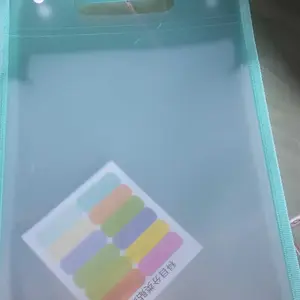 Tas File Handle Tas Dokumen A4 Folder Map Warna Transparan Anti Air Multi Layer Folder 13 Sekat Map