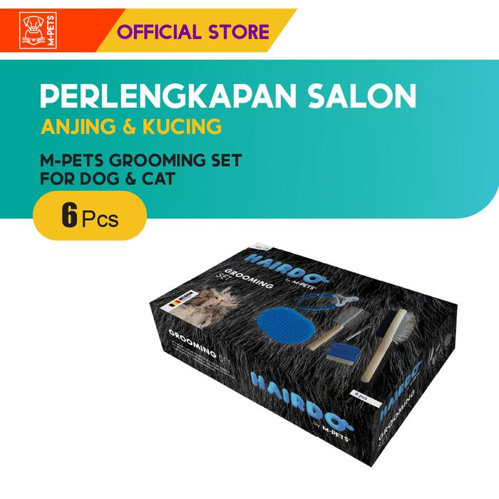 Gambar M-Pets Grooming Set 6 Pcs / Perlengkapan Salon Anjing Kucing Hewan dari M-Pets Volk Pets Indonesia Kota Tangerang Tokopedia