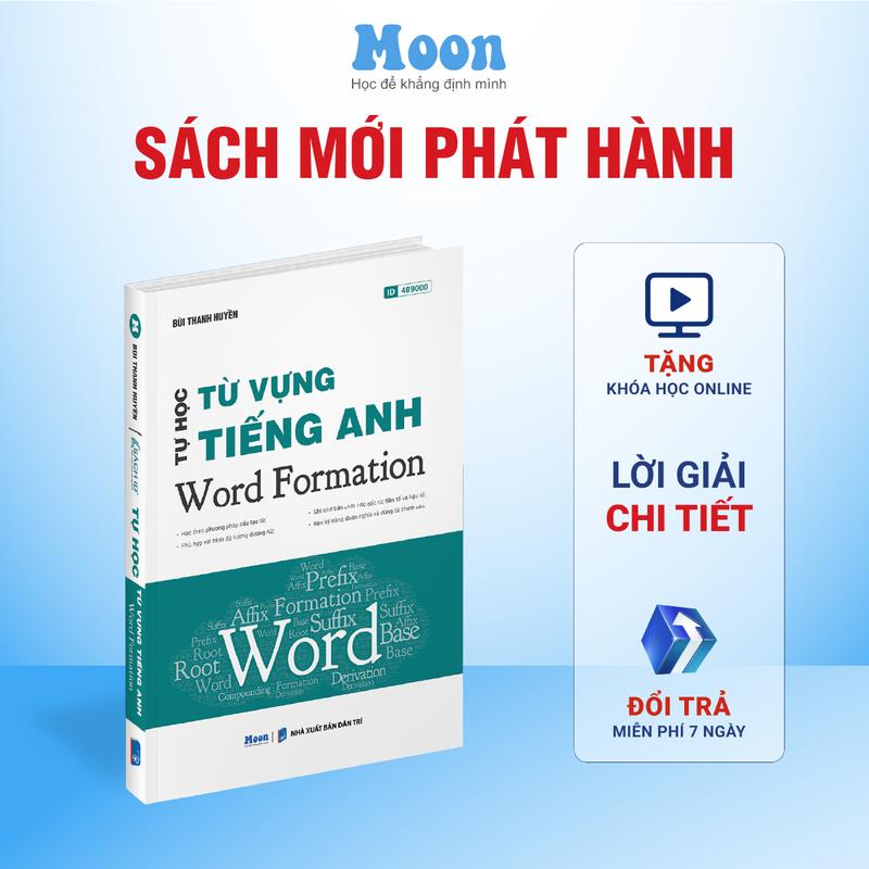  Sách Tự học Từ vựng Tiếng Anh Word Formation - Moonbook 