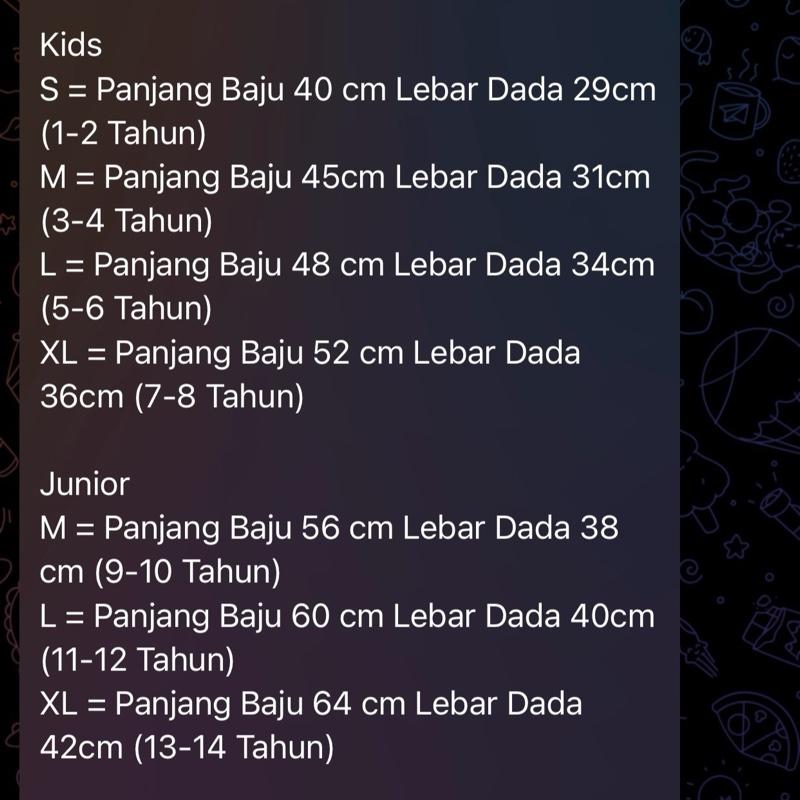 Atasan Kaos Anak Lengan Panjang Motif Muslim Series 4