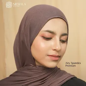 Nirmala Studio Pashmina Airy Spandex Premium - Pasmina Hijab Polos Premium Hijab Airy Spandex Premium pashmina meleyot