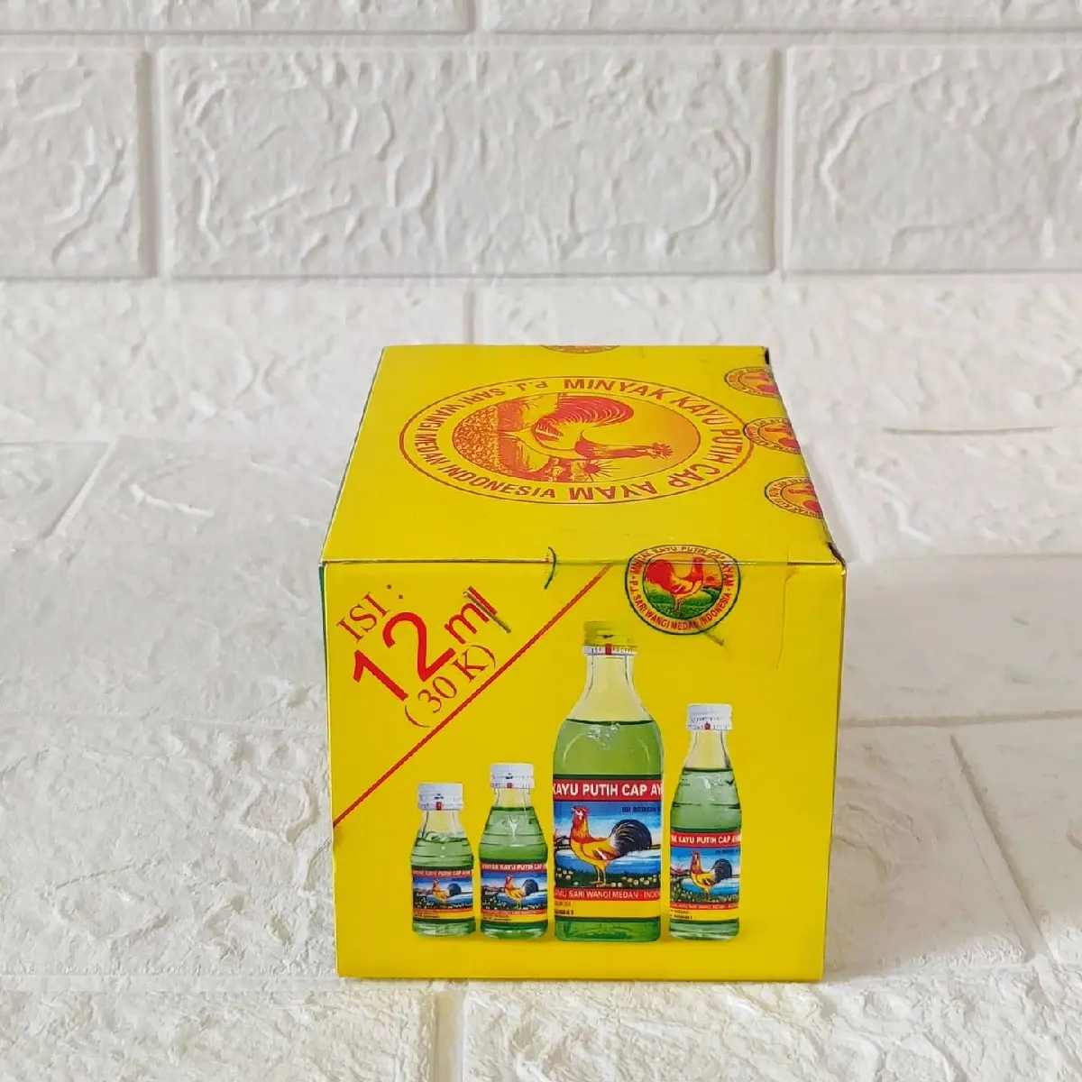 Minyak Kayu Putih Cap Ayam 12ml isi 12 botol Garansi Original