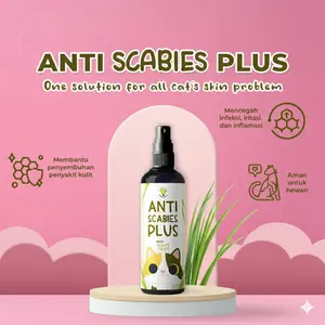 KC Clever Solutions Anti Scabies Plus Kucing Aman Perlindungan Terhadap Scabies Mudah Digunakan Aman Untuk Kucing
